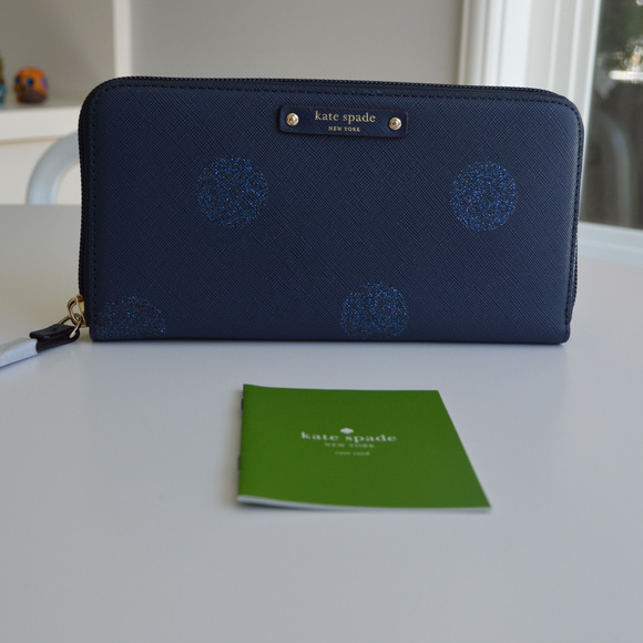KATE SPADE Glitter Dots Neda Wallet - Picture 2 of 8
